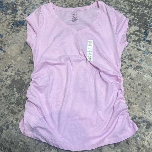 Maternity Essential V-Neck Tee - Picture 2 of 6